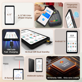 Android 14 Hibreak pro Color 6'' E ink Eye-Friendly Smartphone with 4G&5G connection