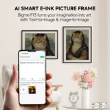 Bigme F13 13.3" Smart ePaper Digital Picture Frame – Spectra 6 Color Display