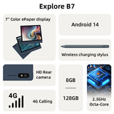 Black Friday--B7--7'' Color ePaper Tablet with 4G Calling