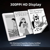 B6 Black & White 300PPI 6'' Compact Ebook Reader with Android 14OS